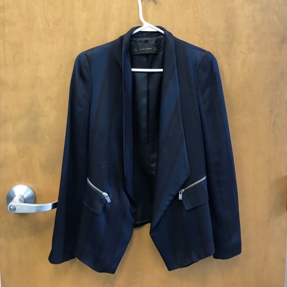 zara blue blazer